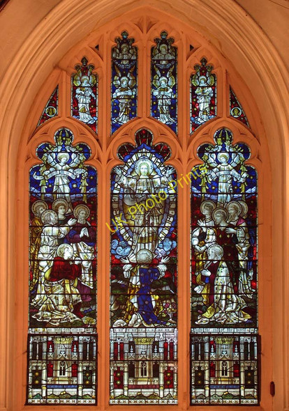 Photo 6"x4" St Cuthbert, Thetford, Norfolk - Window Thetford\/TL8783 c2007