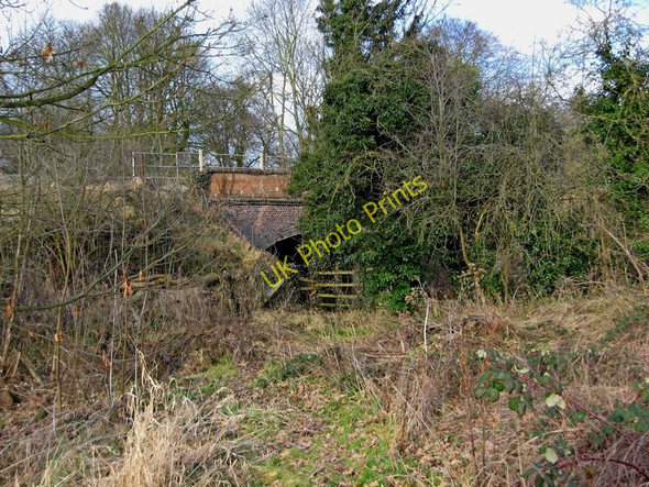 Photo 6"x4" Railway bridge over River Salwarpe Droitwich c2010