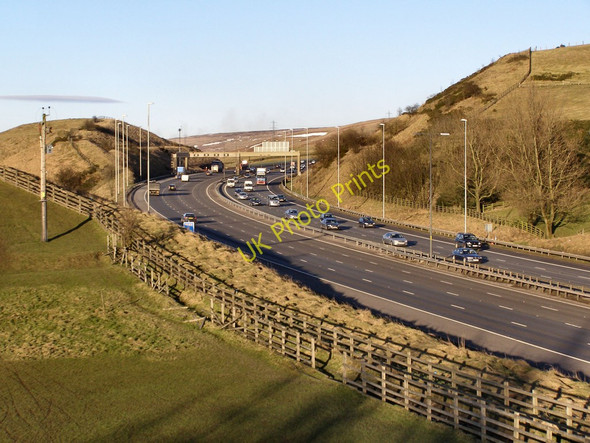 Photo 6"x4" M62 Eastbound Milnrow c2010