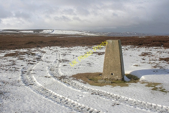 Photo 6"x4" Trig. Point, Pikeston Fell Hill End\/NZ0135 c2010