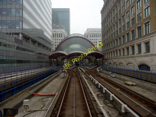 Photo 6"x4" Canary Wharf Station on the Docklands Light Railway Poplar\/TQ3780 c2009