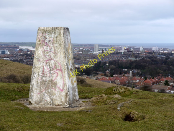 Photo 6"x4" Trig point, Tunstall Hills Hillview\/NZ3954 c2010