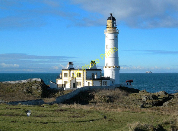 Photo 6"x4" Corsewall Lighthouse and Hotel St Columba's Well c2010