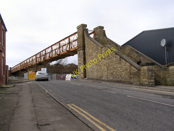 Photo 6"x4" Foot bridge, Rose Hill Bolton\/SD7108 c2010