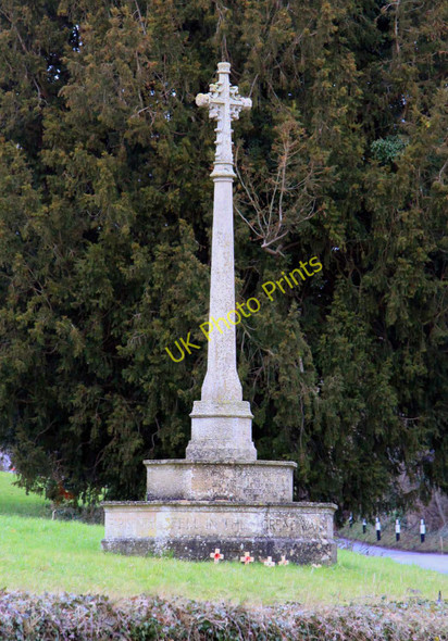 Photo 6"x4" Stanton St John war memorial Stanton St John c2010