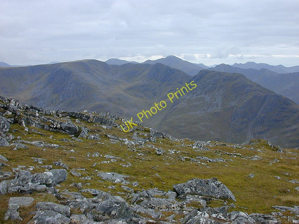 Photo 6"x4" View towards Beinn Fhada from A' Ghlas-bheinn A' Ghlas-bheinn c2001