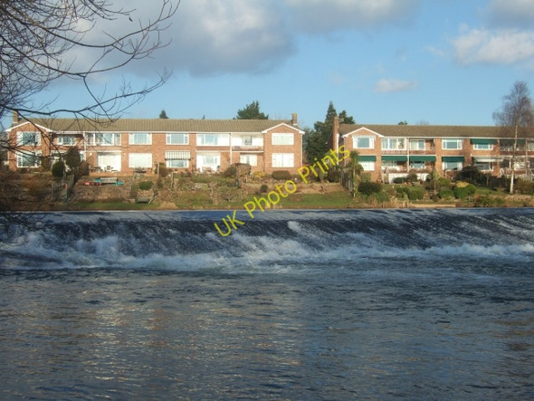Photo 6"x4" Salmon Pool Weir, on the Exe Exeter c2010 P1