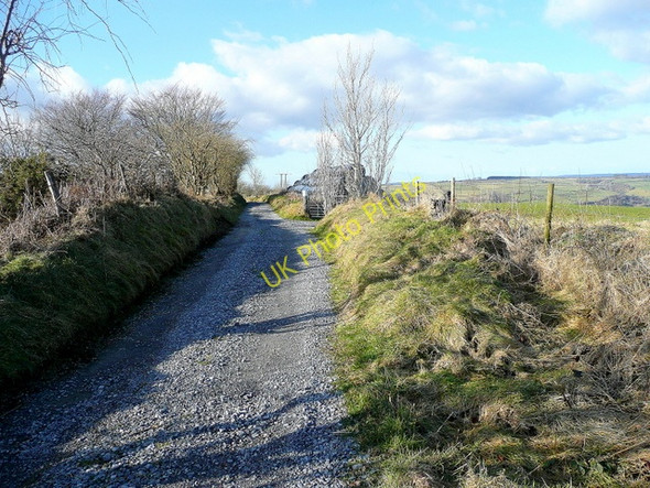 Photo 6"x4" Farm track and public footpath Alltwalis c2010