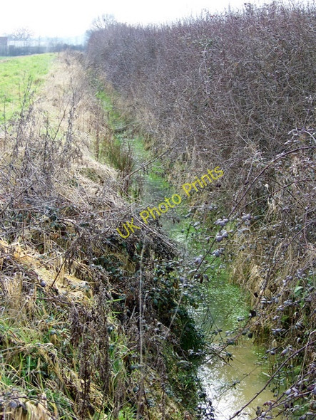 Photo 6"x4" Ditch near South Barrow South Barrow c2010