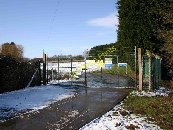Photo 6"x4" Entrance to sewage works, Snitterfield Heath End\/SP2360 c2010