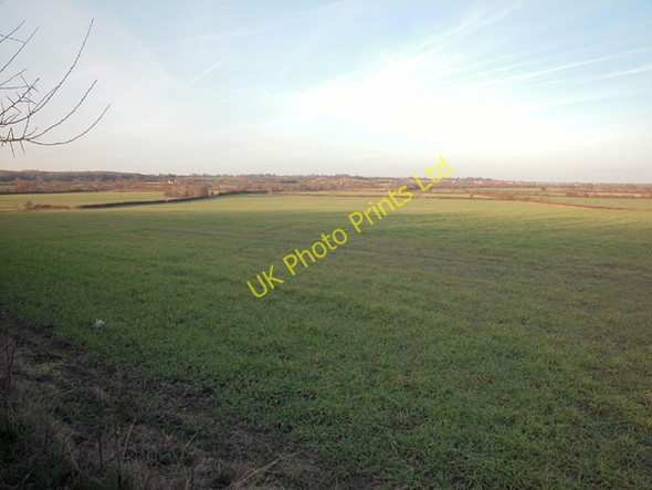 Photo 6"x4" Warwickshire farmland Knightcote c2005