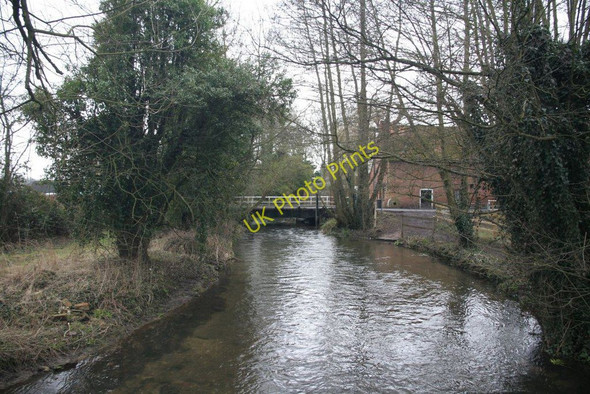 Photo 6"x4" Bridge by the mill Tidmarsh c2010