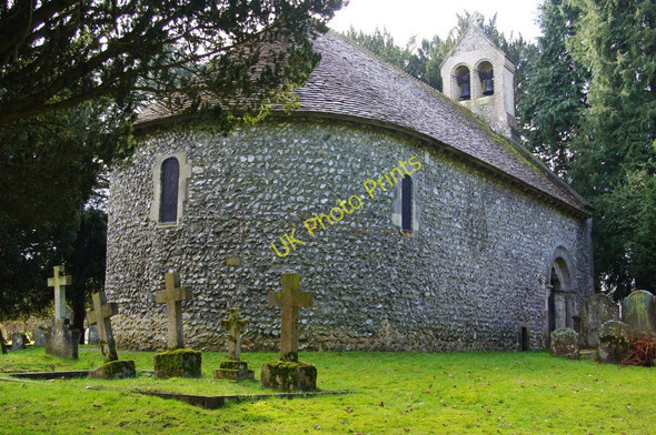 Photo 6"x4" St. Swithun, Nately Scures Water End\/SU6953 c2010
