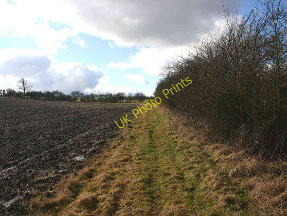 Photo 6"x4" Footpath to Beecham Farm Alderminster c2010