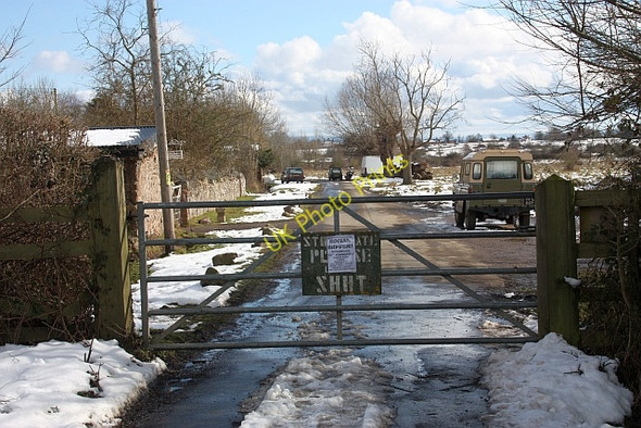 Photo 6"x4" Cattle gate onto Castlemorton Common Marl Bank c2010