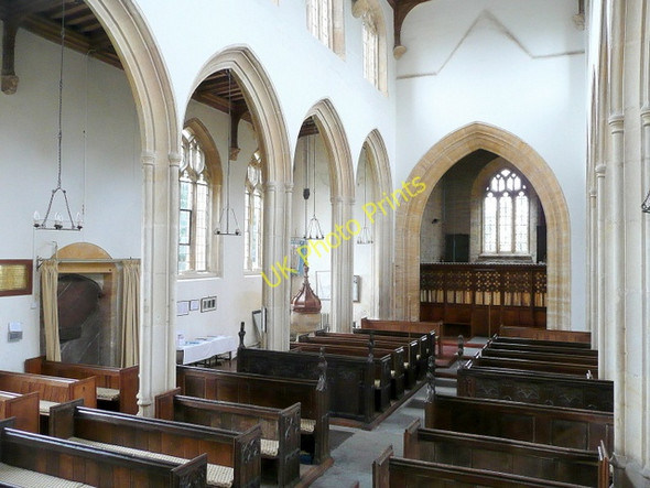 Photo 6"x4" St Andrew's Church, High Ham - interior High Ham c2010 P2