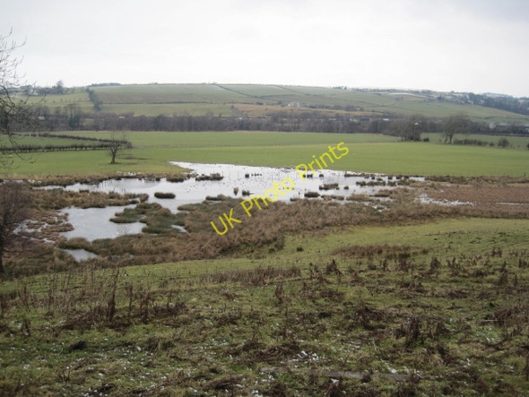 Photo 6"x4" Pond near Lees Farm Chesterwood c2010