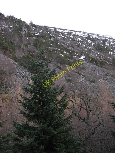 Photo 6"x4" Scree on flank of Croidh-la Croidh-la c2010