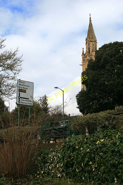 Photo 6"x4" Road sign on Bourne Avenue Bournemouth c2010