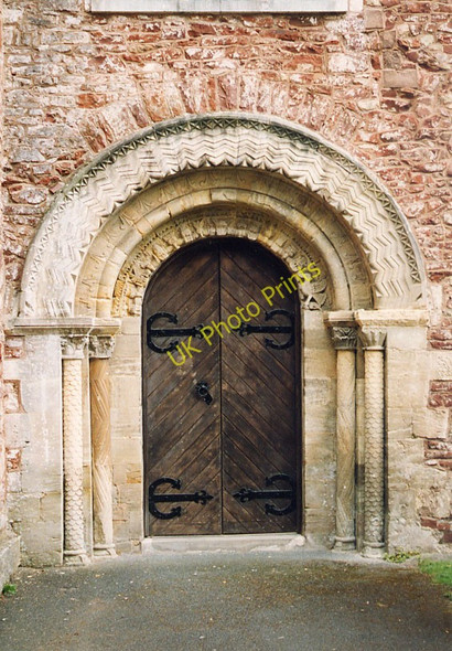 Photo 6"x4" St John the Baptist, Bishopsteignton, Devon - West doorway Ash Hill\/SX9173 c1982