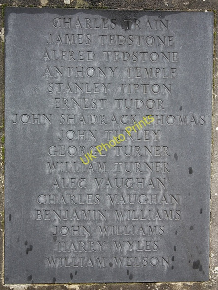 Photo 6"x4" Kington war memorial - plaque 6 Kington\/SO2956 c2010