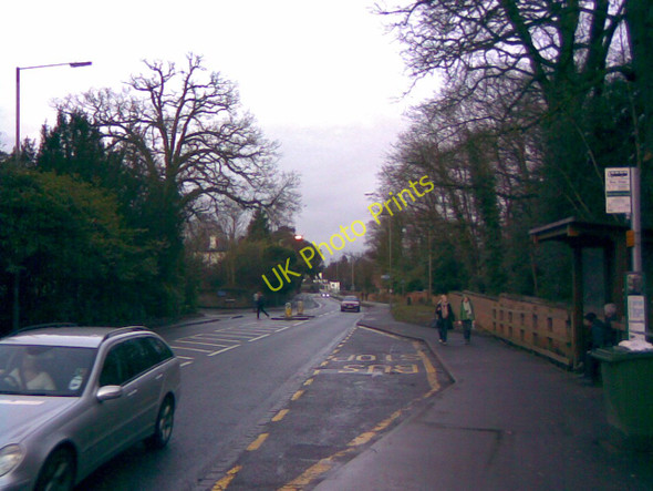Photo 6"x4" View looking down Egham Hill towards the Monkey's Forehead Egham c2010