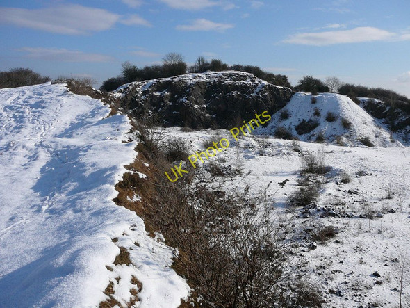 Photo 6"x4" Disused quarry southwest of Cefn Onn Caerphilly\/Caerffil c2010