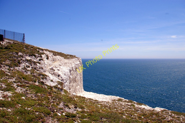 Photo 6"x4" Cliff top at the Old Battery, Isle of Wight Totland c2009
