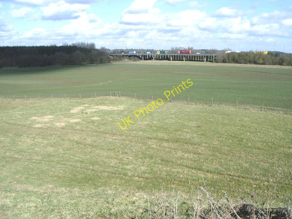 Photo 6"x4" View from atop Lilbourne motte Lilbourne c2010