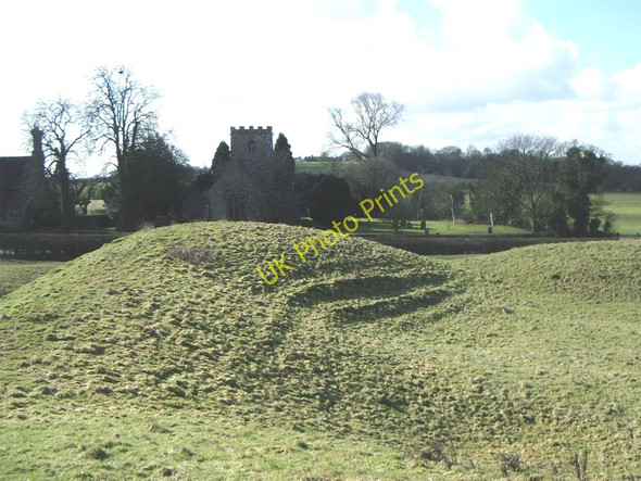 Photo 6"x4" View from atop Lilbourne motte Lilbourne c2010