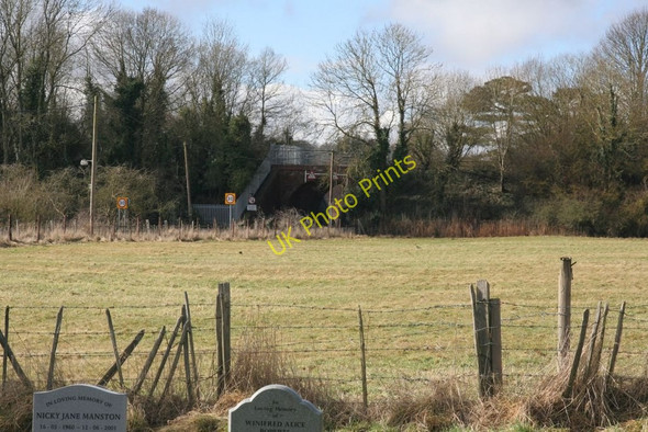 Photo 6"x4" Bridge from the graveyard Compton\/SU5280 c2010