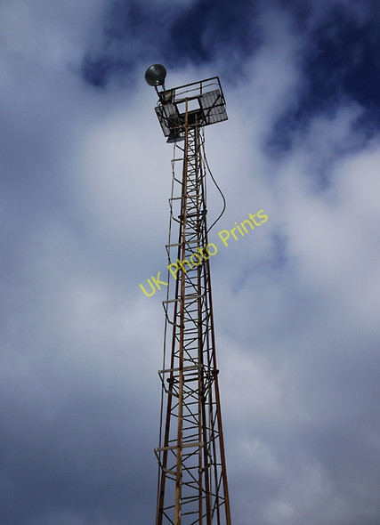 Photo 6"x4" Mast and floodlight, Adelaide Belfast c2010