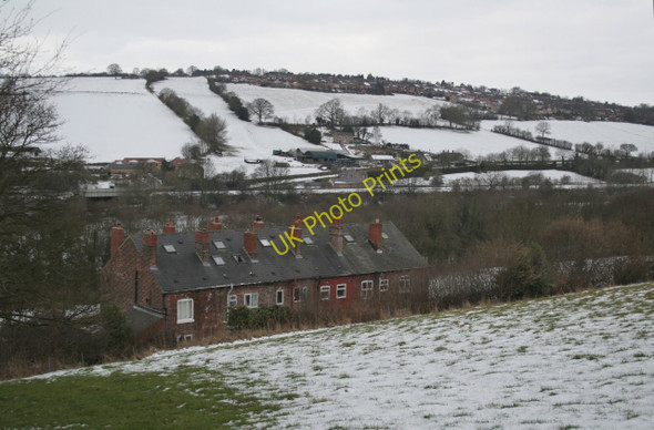 Photo 6"x4" View across the Drone Valley Dronfield c2010