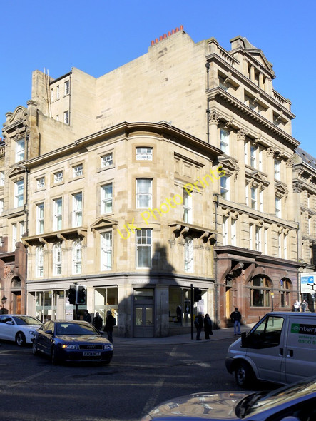 Photo 6"x4" Grey Street & Mosley Street corner Newcastle upon Tyne c2010