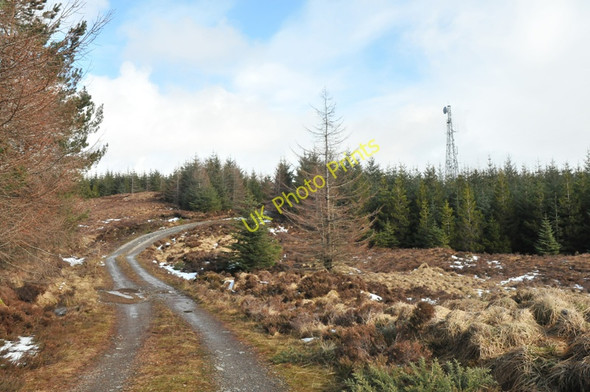 Photo 6"x4" Track and transmitter near Loch Crann Abhainn Dubh\/NH0757 c2010