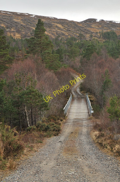 Photo 6"x4" Estate road in Glen Torridon Kinlochewe c2010