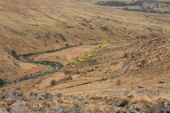 Photo 6"x4" Mine Leat and River Tavy Horndon c2010