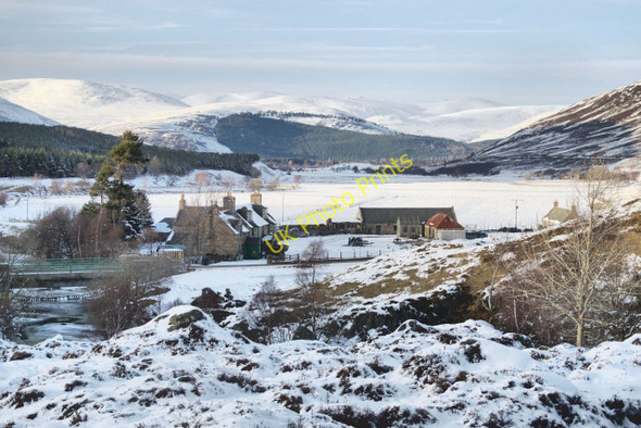 Photo 6"x4" Auchallater in winter Tomintoul\/NO1490 c2010