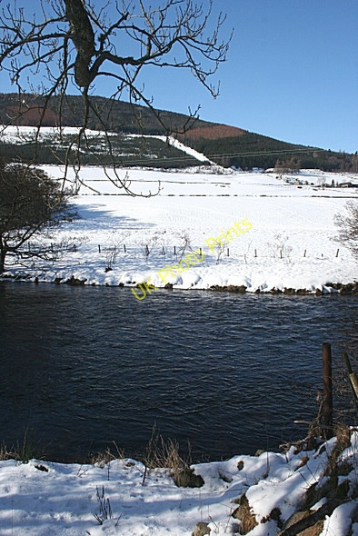 Photo 6"x4" River Don at Kirkton of Forbes Muir of Alford c2010