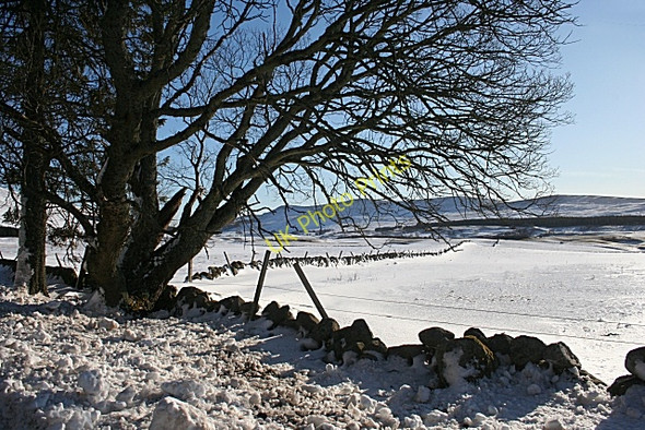 Photo 6"x4" Drystane Dykes near Rottal Rottal c2010