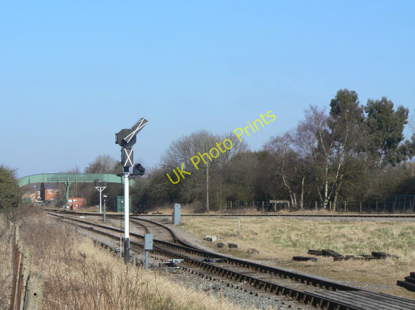 Photo 6"x4" Disused signals Brook Hill\/SK5633 c2010