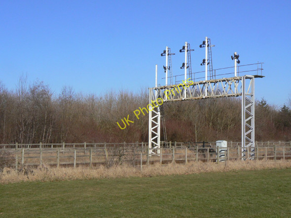 Photo 6"x4" Signal gantry Manor Park\/SK5733 c2010