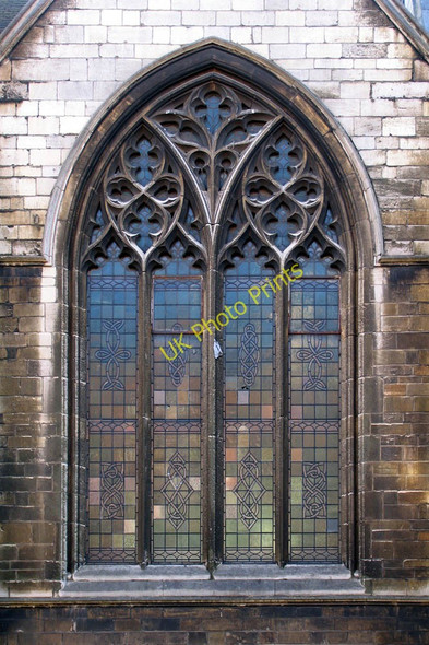 Photo 6"x4" St Michael, Mora Road, London NW2 - Window Willesden c2004