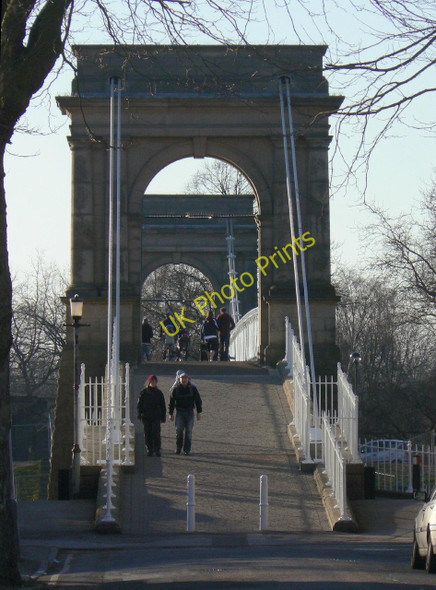 Photo 6"x4" Wilford Suspension Bridge West Bridgford c2010