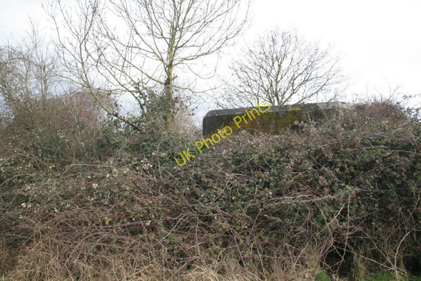 Photo 6"x4" Top of the pillbox Malpas\/SU6372 c2010