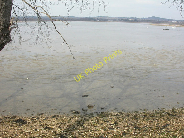 Photo 6"x4" Turlin Moor, mudflats East Holton c2010