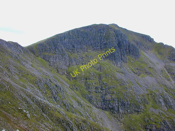 Photo 6"x4" Stob Ghabhar's summit from the Aonach Eagach Stob Ghabhar c2002