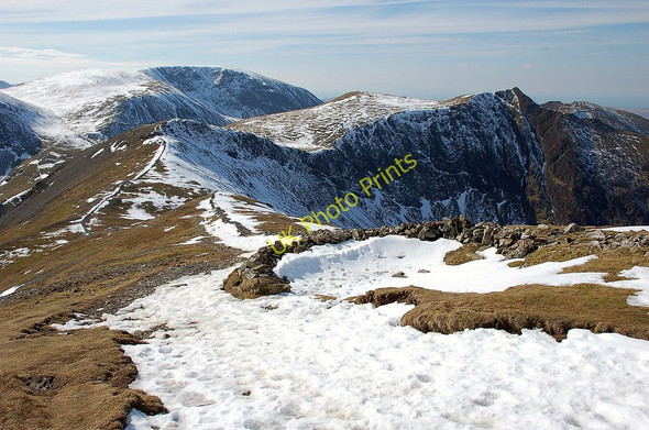 Photo 6"x4" Southwest ridge of Grisedale Pike Hopebeck c2010
