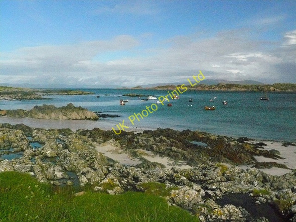 Photo 6"x4" St. Ronan's Bay and View to Mull from near jetty, Iona Baile M\u00f2r c2007