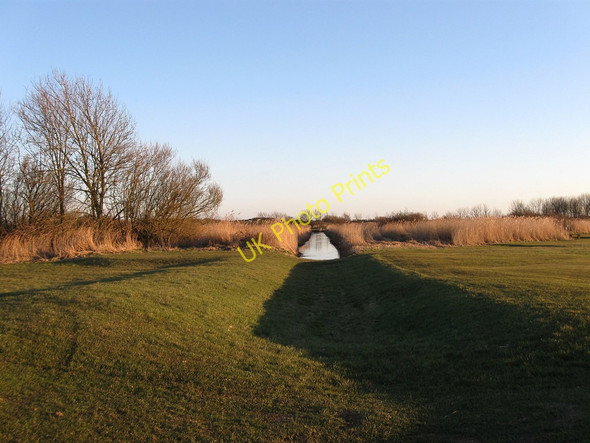 Photo 6"x4" Drain, Cooden Beach Golf Course Norman's Bay c2010